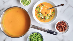 Cremet gulerodssuppe