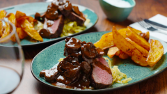 Rosastegt krondyrfilet