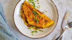 Omelet - med lidt sprød skorpe
