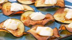 Sprød og sød aubergine tapas