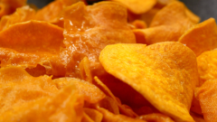 Chips af søde kartofler - Sweet potato chips